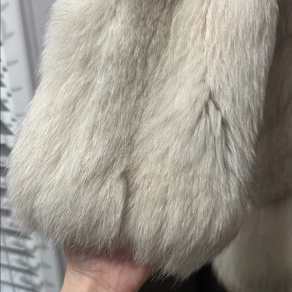 White Fox Fur Jacket